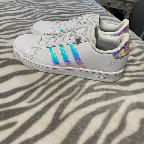 Iridescent Addias Tennis Shoes - Picture 2 of 6